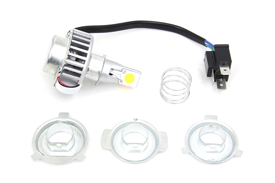 HARLEY Yellow LED H4 Replacement Bulb Kit fits 0-  Custom,