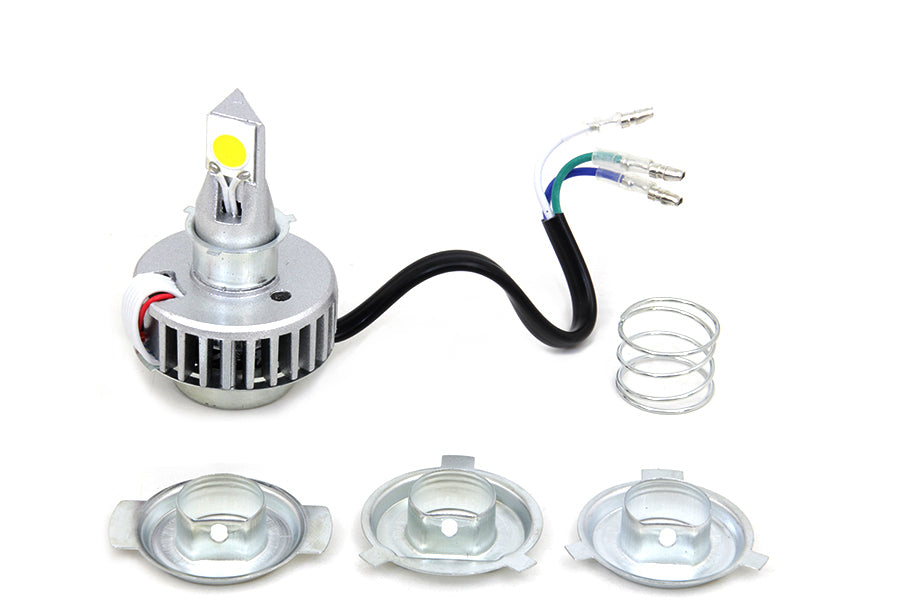 HARLEY Yellow LED H4 Replacement Bulb Kit fits 0-  Custom,