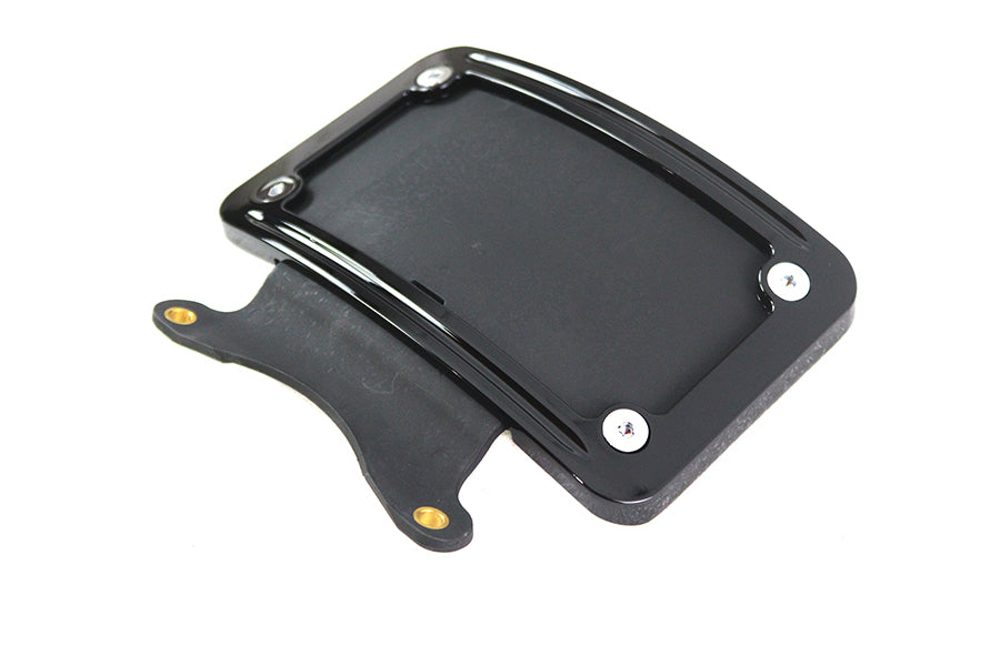HARLEY Gebogener Kennzeichenrahmen Schwarz Passend für 2010-UP FLHX, 2010-UP FLTRX,