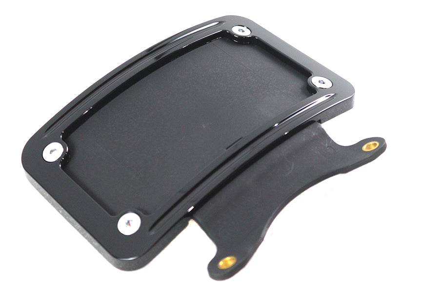 HARLEY Gebogener Kennzeichenrahmen Schwarz Passend für 2010-UP FLHX, 2010-UP FLTRX,