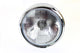 HARLEY 7 inch 6 Volt LED Headlamp Black fits 1949-1959 FL,