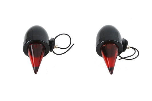 HARLEY Torpedo Bullet Lampen-Set Schwarz Passend für 0-  Custom, Anwendung