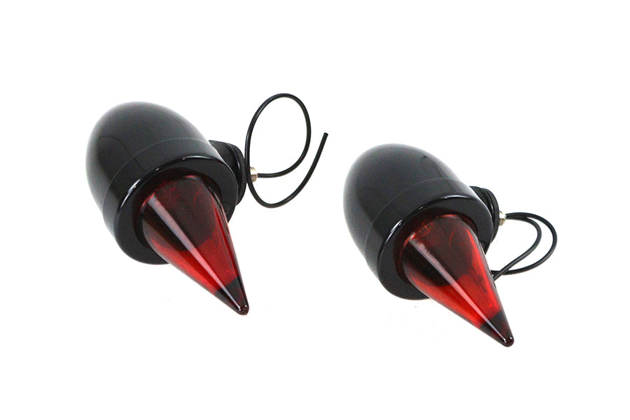 HARLEY Torpedo Bullet Lampen-Set Schwarz Passend für 0-  Custom, Anwendung