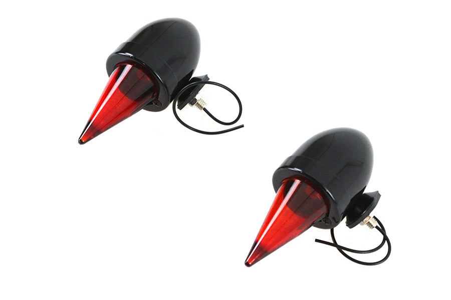 HARLEY Torpedo Bullet Lampen-Set Schwarz Passend für 0-  Custom, Anwendung