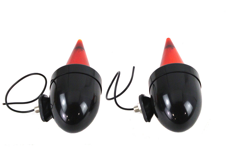 HARLEY Torpedo Bullet Lampen-Set Schwarz Passend für 0-  Custom, Anwendung