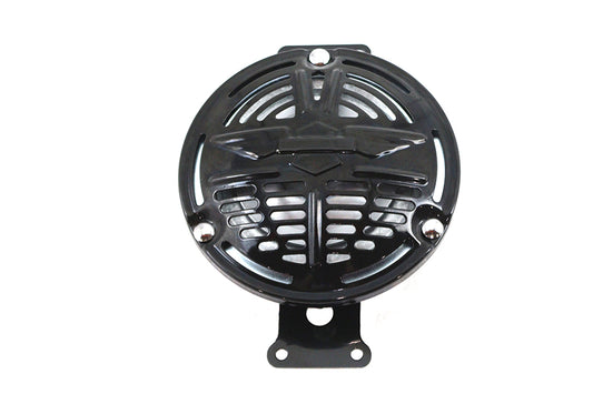 HARLEY Replica Delco Remy Black 6 Volt Horn fits 1942-1948 WL,   1942-1948 UL,   1942-1948 FL,   1942-1957 G,