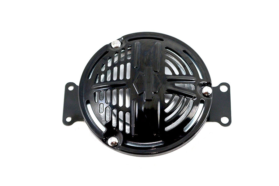 HARLEY Replica Delco Remy Black 6 Volt Horn fits 1942-1948 WL,   1942-1948 UL,   1942-1948 FL,   1942-1957 G,