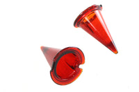 HARLEY 3 Zoll Bullet Lite Rote Linse Set passend für 0- Custom, Anwendung für konventionelle Einzelschraubenbu