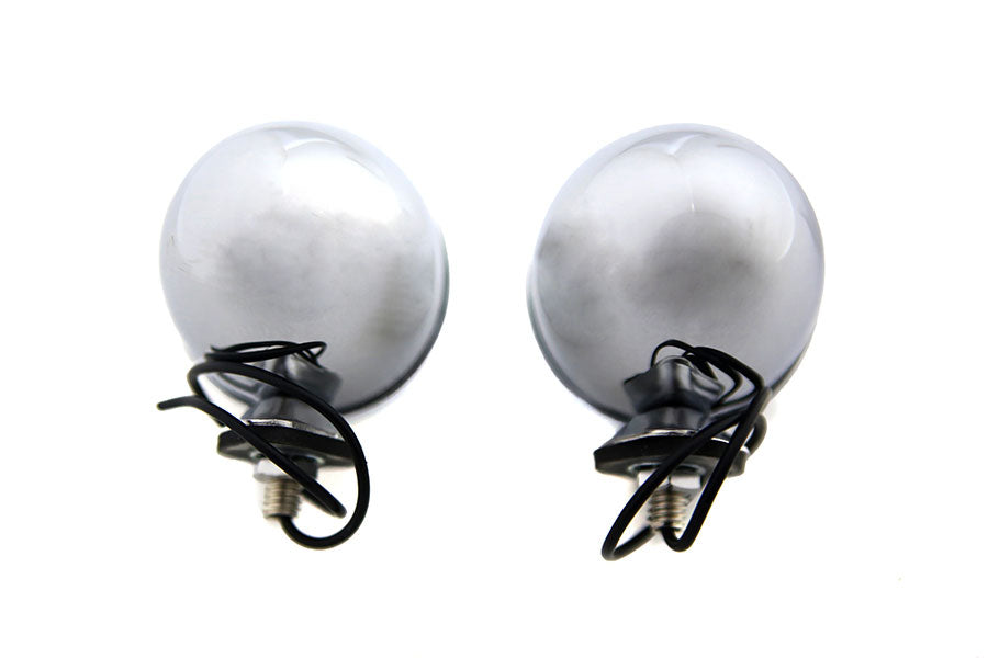 HARLEY Blackout Bullet Lamp Set Chrom Passend für 0-  Custom, Anwendung