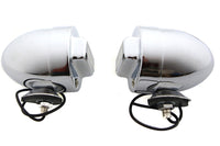 HARLEY Blackout Bullet Lamp Set Chrom Passend für 0-  Custom, Anwendung
