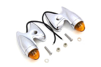 HARLEY Gunner Style Marker Lamp Set Fits 1941-1957 FL,