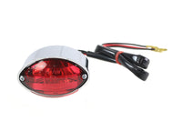 HARLEY Micro Oval Rücklicht Chrom Passend für 0- Custom, Anwendung