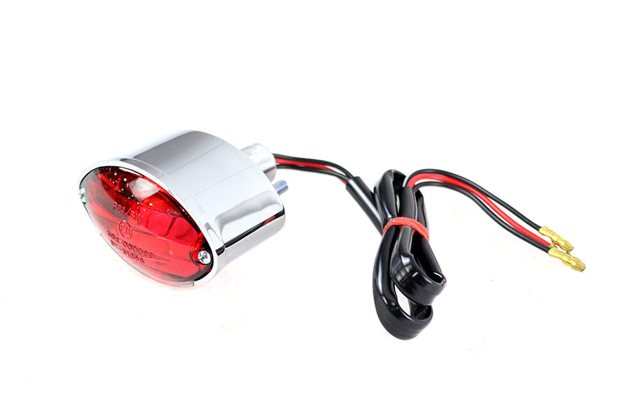 HARLEY Micro Oval Rücklicht Chrom Passend für 0- Custom, Anwendung