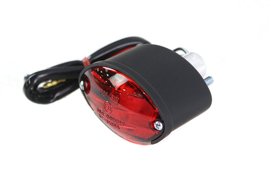 HARLEY Micro Oval Tail Lamp Black Fits 0-  Custom, application