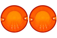 HARLEY Bullistic Blinkergläser, gelb, passend für 1963-1984 FL, 1963-1984 FLH, 1963-1984 FL, 1963