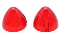 HARLEY Bullistic Blinkergläser Rot Passend für 1963-1984 FL, 1963-1984 FLH, 1963-1984 FL, 1963-1