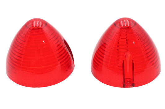 HARLEY Bullistic Blinkergläser Rot Passend für 1963-1984 FL, 1963-1984 FLH, 1963-1984 FL, 1963-1