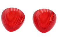HARLEY Bullistic Blinkergläser Rot Passend für 1963-1984 FL, 1963-1984 FLH, 1963-1984 FL, 1963-1