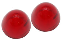 HARLEY Bullistic Blinkergläser Rot Passend für 2005-2017 FXD, 2005-UP FXST, 2005-UP FLHX, 2005-U