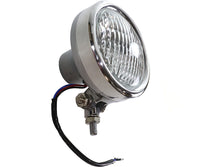 HARLEY 4 inch Retro Headlamp Polished Fits 0-  Custom, application