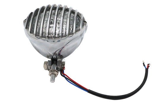 HARLEY 4-1/2 inch Pirate Headlamp Polished Aluminum Fits 0-  Custom, application