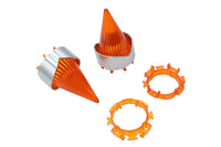HARLEY Big Burner Lens Set Amber Fits 1963-1984 FL,   1986-UP FLHT,   1986-UP FLHR,   1986-UP FLT,