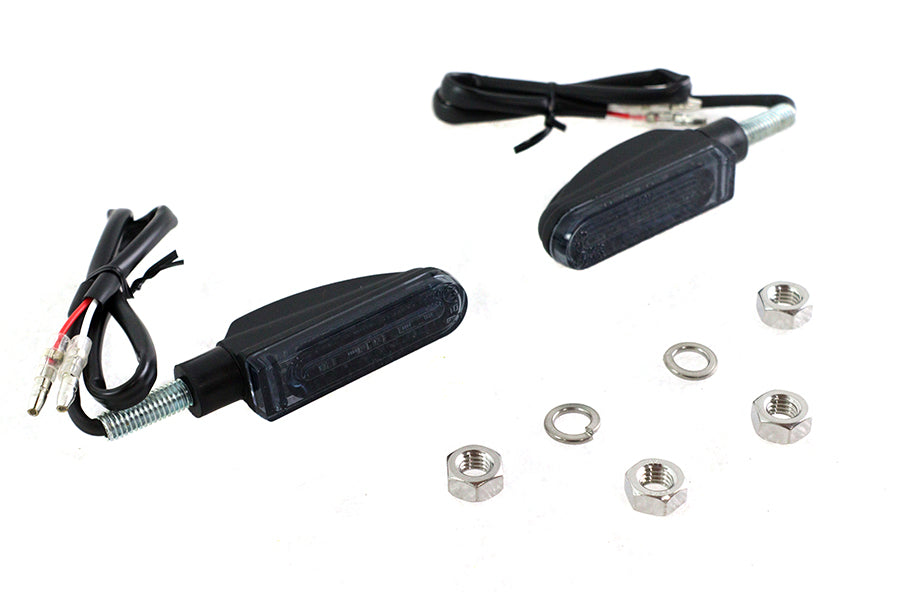HARLEY LED-Blinker-Set Schwarz Passend für 0- Alle Anwendungen