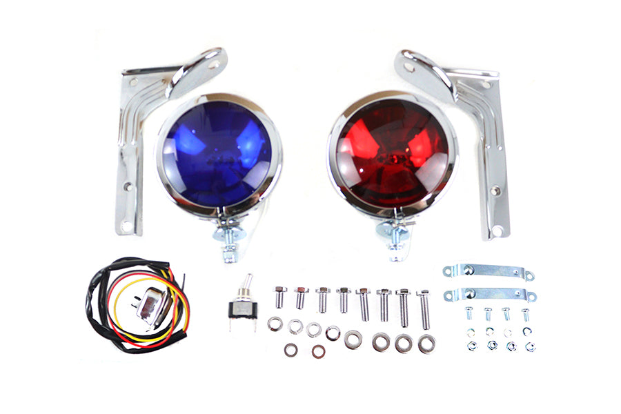 HARLEY Pursuit Spotlamp Kit Passend für FL ab 1964,   FL ab 1964,