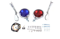 HARLEY Pursuit Spotlamp Kit Passend für FL ab 1964,   FL ab 1964,