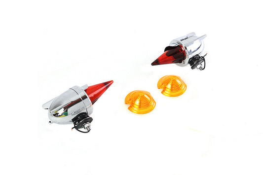 HARLEY Zeppelin Torpedo Bullet Lampen-Set Passt 0-  Custom, Anwendung