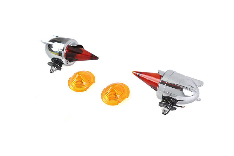 HARLEY Zeppelin Torpedo Bullet Lampen-Set Passt 0-  Custom, Anwendung