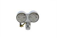 HARLEY Chrom Oval Rückleuchte Rot LED Passend für 0-  Custom, Anwendung