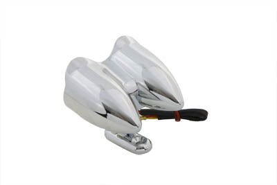 HARLEY Chrom Oval Rückleuchte Rot LED Passend für 0-  Custom, Anwendung