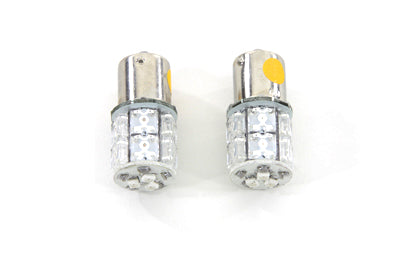 HARLEY bernsteinfarbene SMD-Birne für 12 Volt Bullet Lampe Passend für 0- All, Positionsleuchten
