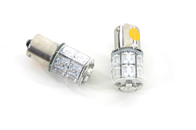 HARLEY bernsteinfarbene SMD-Birne für 12 Volt Bullet Lampe Passend für 0- All, Positionsleuchten
