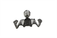 HARLEY Skull Style Ornament Chrome fits 0-  Custom, application