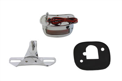 HARLEY Chrom Rücklicht und Halterungskit Passend für 1955-1972 FL, 1955-1972 XL, 1971-1972 FX,