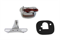 HARLEY Chrom Rücklicht und Halterungskit Passend für 1955-1972 FL, 1955-1972 XL, 1971-1972 FX,