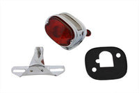 HARLEY Chrom Rücklicht und Halterungskit Passend für 1955-1972 FL, 1955-1972 XL, 1971-1972 FX,