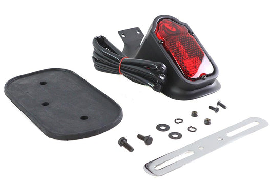 HARLEY Matte Black Tombstone Style Tail Lamp Assembly Fits 0-  Custom, application