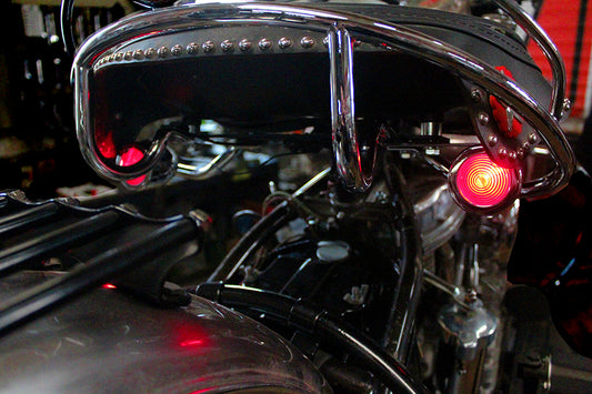 HARLEY Replica Red Bullet Marker Lamp Set fits 0-  Custom, application