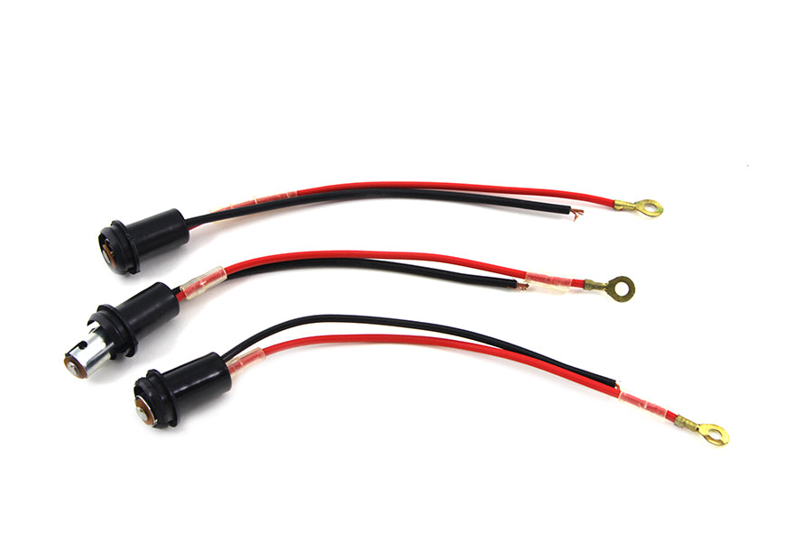 HARLEY Blinkerleuchten-Fassungs-Set aus Kunststoff, passend für 1939-1940 EL, 1941-1984 FL, 1939-1946 UL, 1939-1