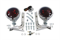 HARLEY Rotes Verfolgungsscheinwerfer-Kit Passend für 1960-1984 FL,