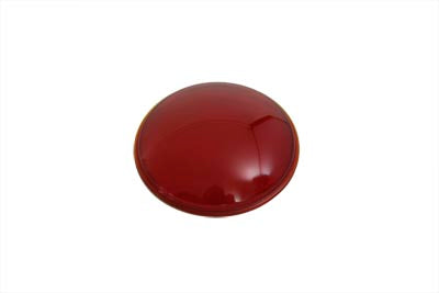 HARLEY Red Glass Spotlamp Lens fits 1938-1940 EL,   1941-1957 FL,