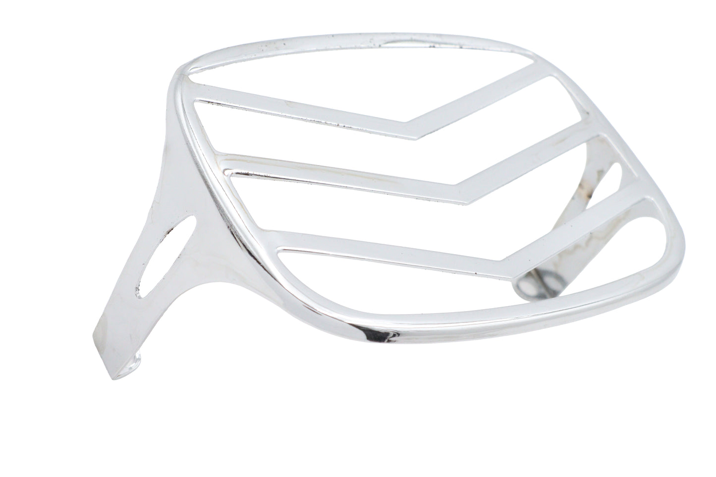 HARLEY Scheinwerfergitter V-Style Chrom Passend für 1973-1984 FL, 1973-1984 FX, 1991-1998 FXD, 1973-1998 XL,