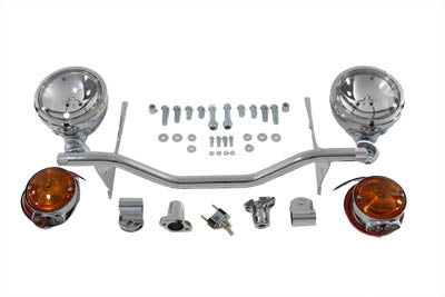 HARLEY FL Zusatzscheinwerfer-Kit Passend für 1960-1984 FL,