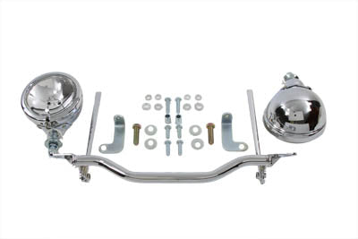 HARLEY Chrom Spotlampen Kit Passend für 1984-UP FXST,