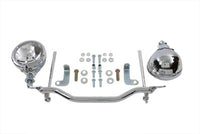 HARLEY Chrom Spotlampen Kit Passend für 1984-UP FXST,