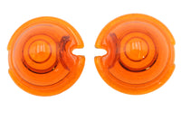 HARLEY Replica Markierungsleuchte Glas Bullet Style Amber passend für 0-  Custom, Anwendung für Bullet Sty
