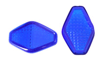 HARLEY Linsensatz Diamond Style Blau Custom Style Passend für 0- Custom, Anwendung für Diamond Rücklichter